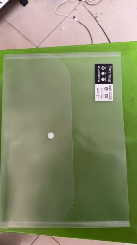 紐扣文件袋(透明)