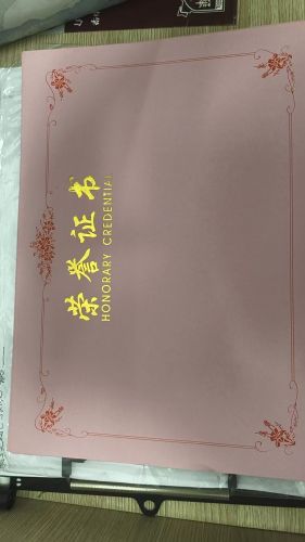 獎(jiǎng) 狀