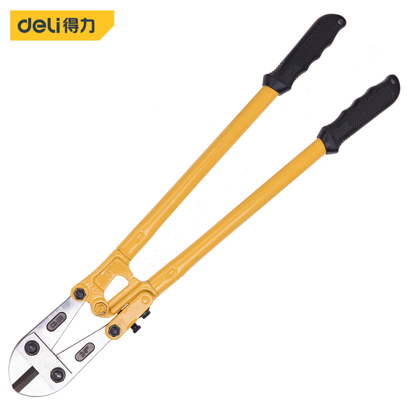 得力(deli) 工業(yè)級(jí)鋼筋斷線鉗工程切電纜剪鋼絲鐵絲多功能重型大力鉗 錳鋼斷線鉗24英寸(可剪8mm) DL2624