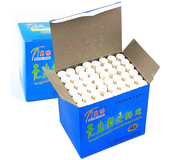 圓形特級無塵粉筆 白 50盒一件