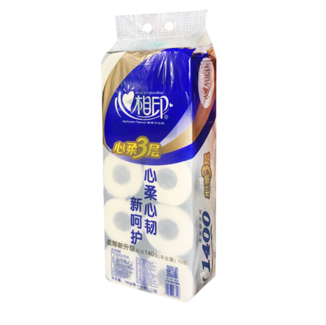心相印空芯卷紙105*115mm 140克/卷 10卷/提 一提裝