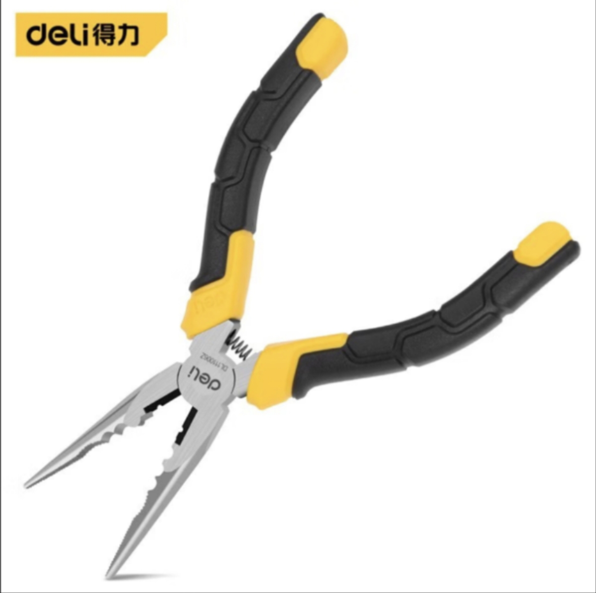 得力(deli)尖嘴鉗多功能鉗子專業(yè)級(jí)電工鉗子工業(yè)級(jí)工具家用 尖頭鉗 尖咀鉗 尖口鉗 多功能6英寸鉻釩鋼-尖嘴鉗 DL111006Z